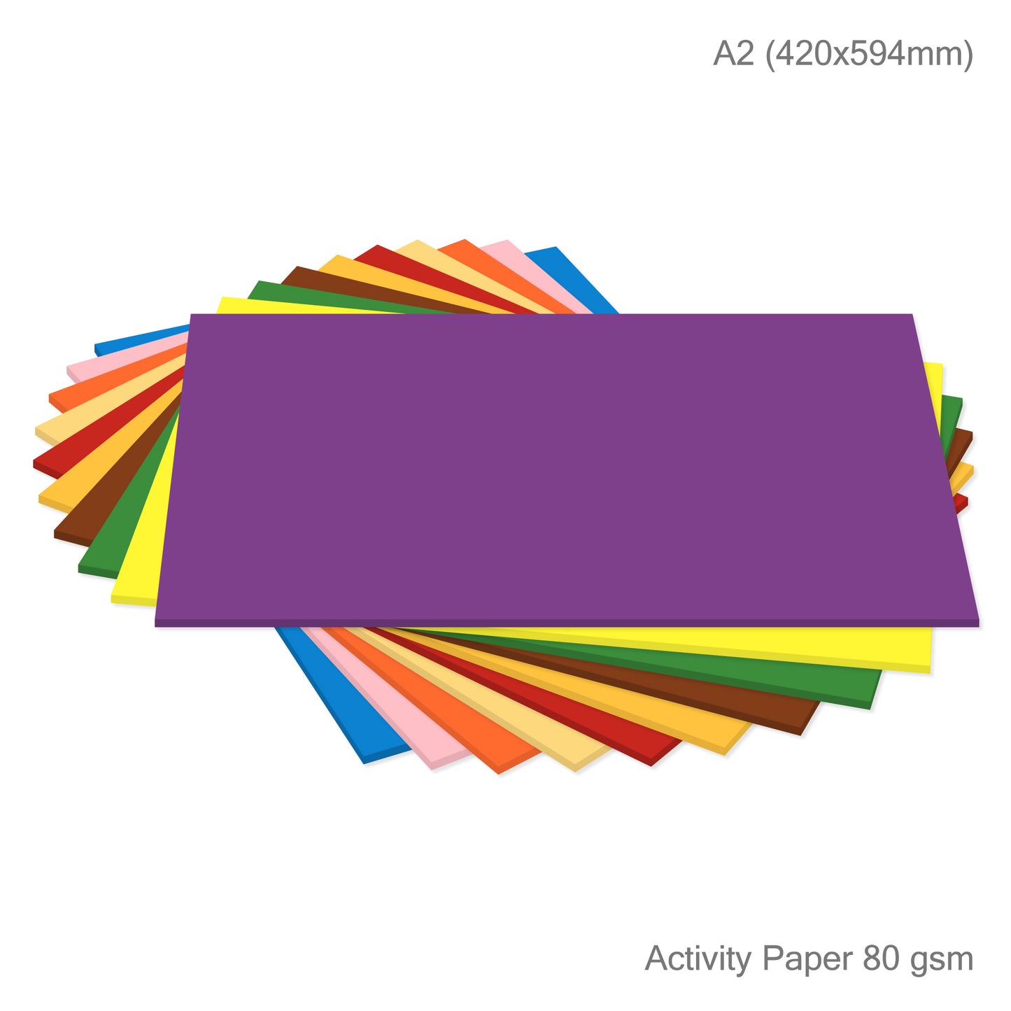 Activity Paper | 80 gsm | Assorted (10)