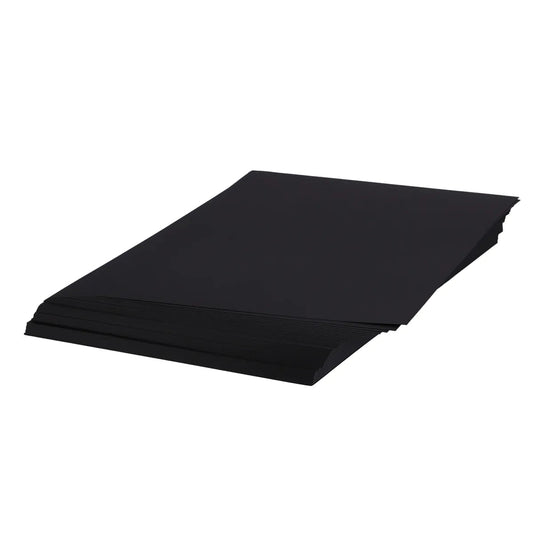 Black Pulpboard | 350 microns | 260 gsm | 100 sheets | Available in 5 different Sizes