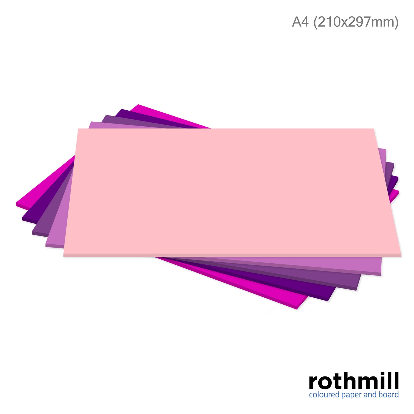 Rothmill Tone Packs | 280 microns | 220 gsm | A4 (210x297mm) | 50 sheets | Available in 7 different Assortments