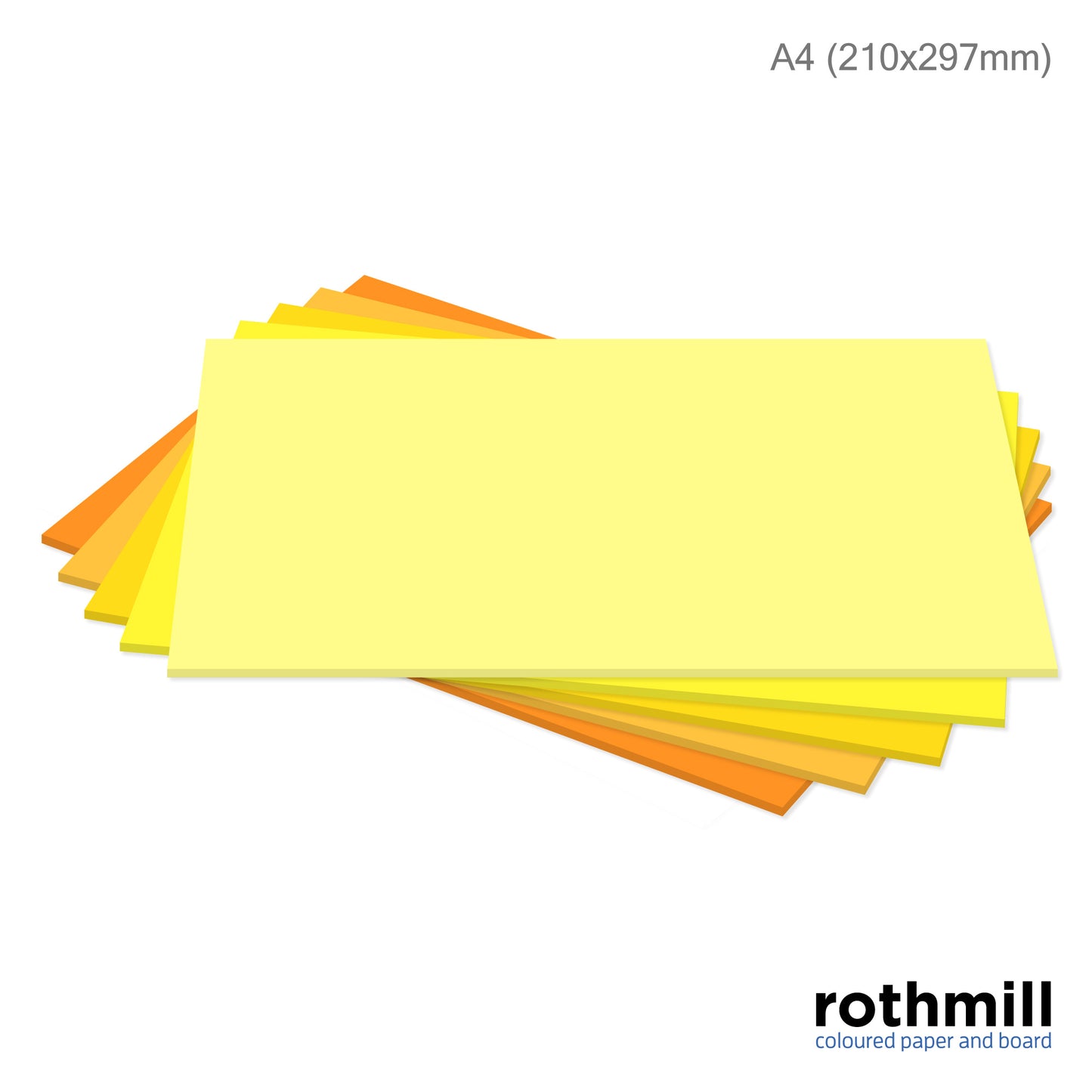 Rothmill Tone Packs | 280 microns | 220 gsm | A4 (210x297mm) | 50 sheets | Available in 7 different Assortments