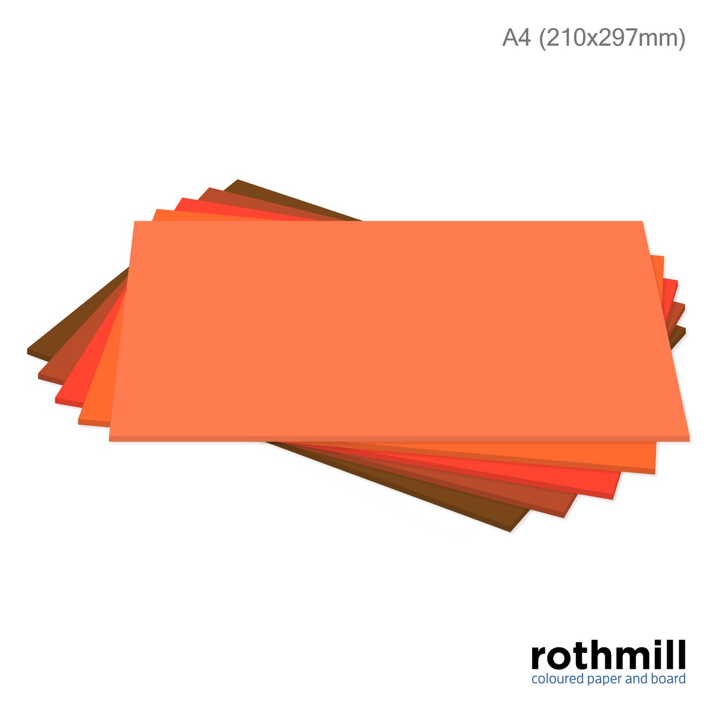 Rothmill Tone Packs | 280 microns | 220 gsm | A4 (210x297mm) | 50 sheets | Available in 7 different Assortments