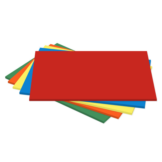 Assorted Pulpboard | 280 microns | 220 gsm | A4 (210x297mm) | 100 sheets | 5 'Bright' Colours