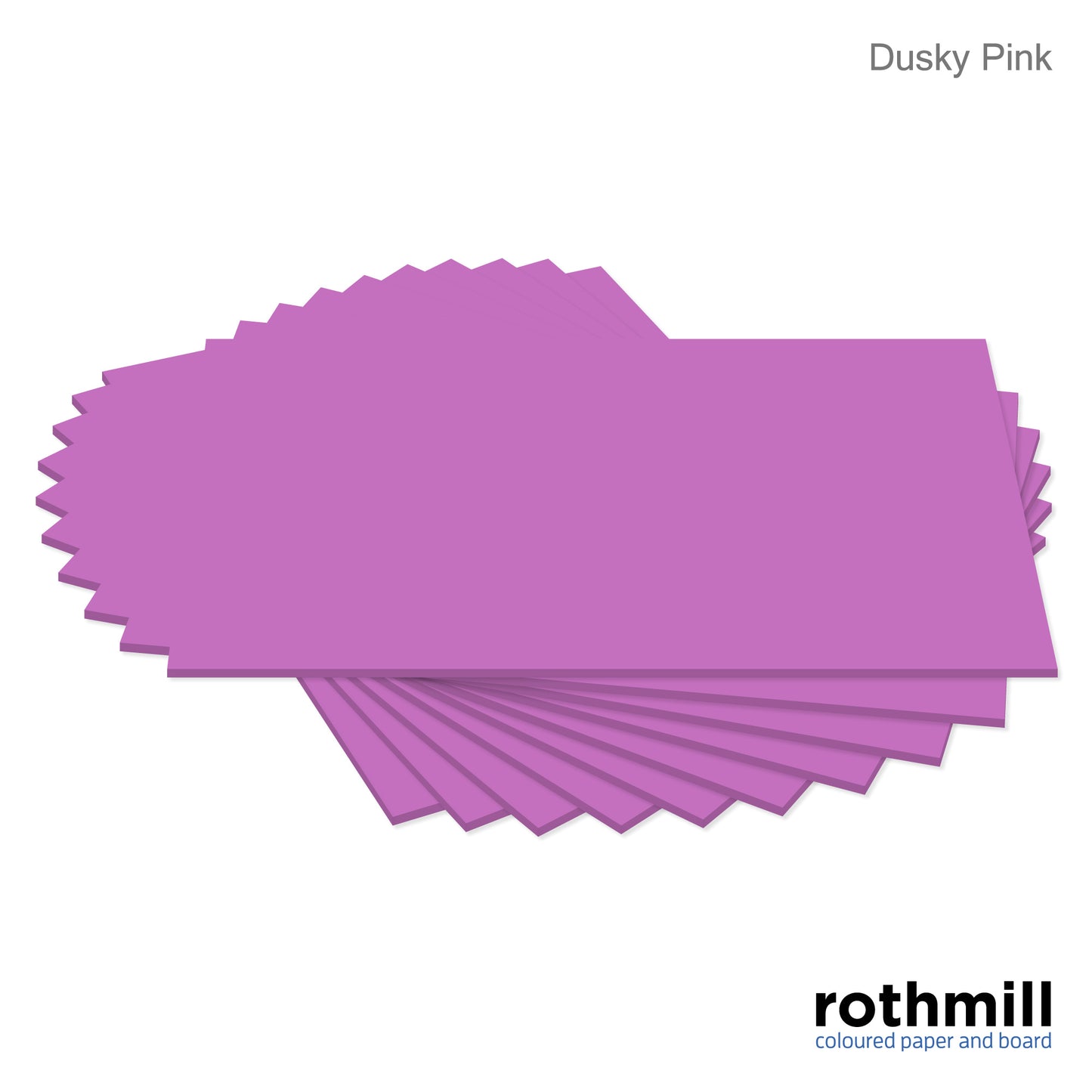 Rothmill Board | 280 microns | 220 gsm | A4 (210x297mm) | 200 sheets | Single Colour Packs